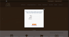 Desktop Screenshot of oakgrovegolfcourse.com